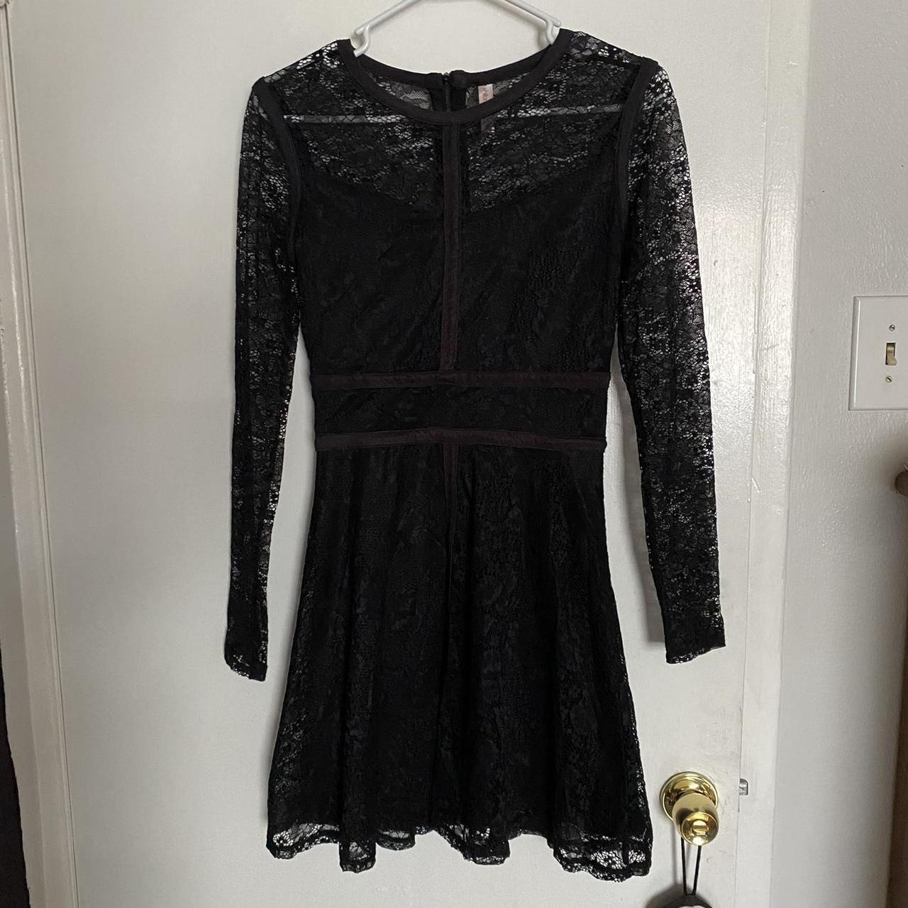 Xhilaration fashion black lace dress