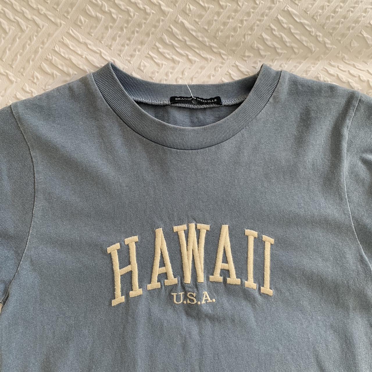 Brandy Melville Hawaii T shirt Worn a couple times,... - Depop