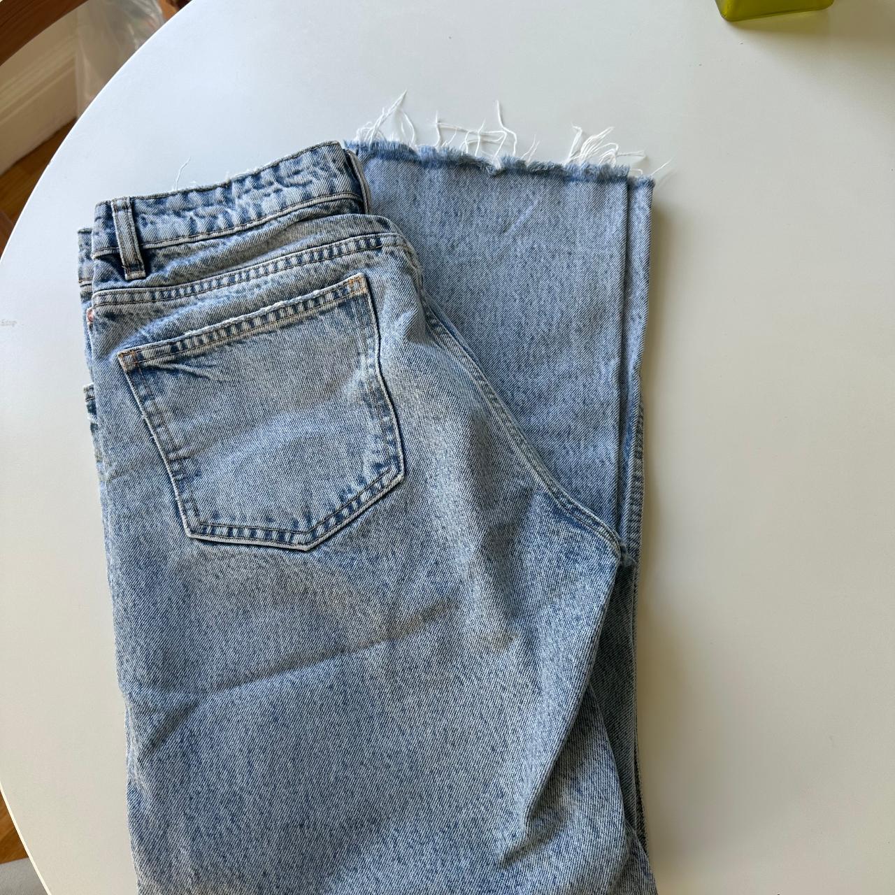 zara light grey wash jeans