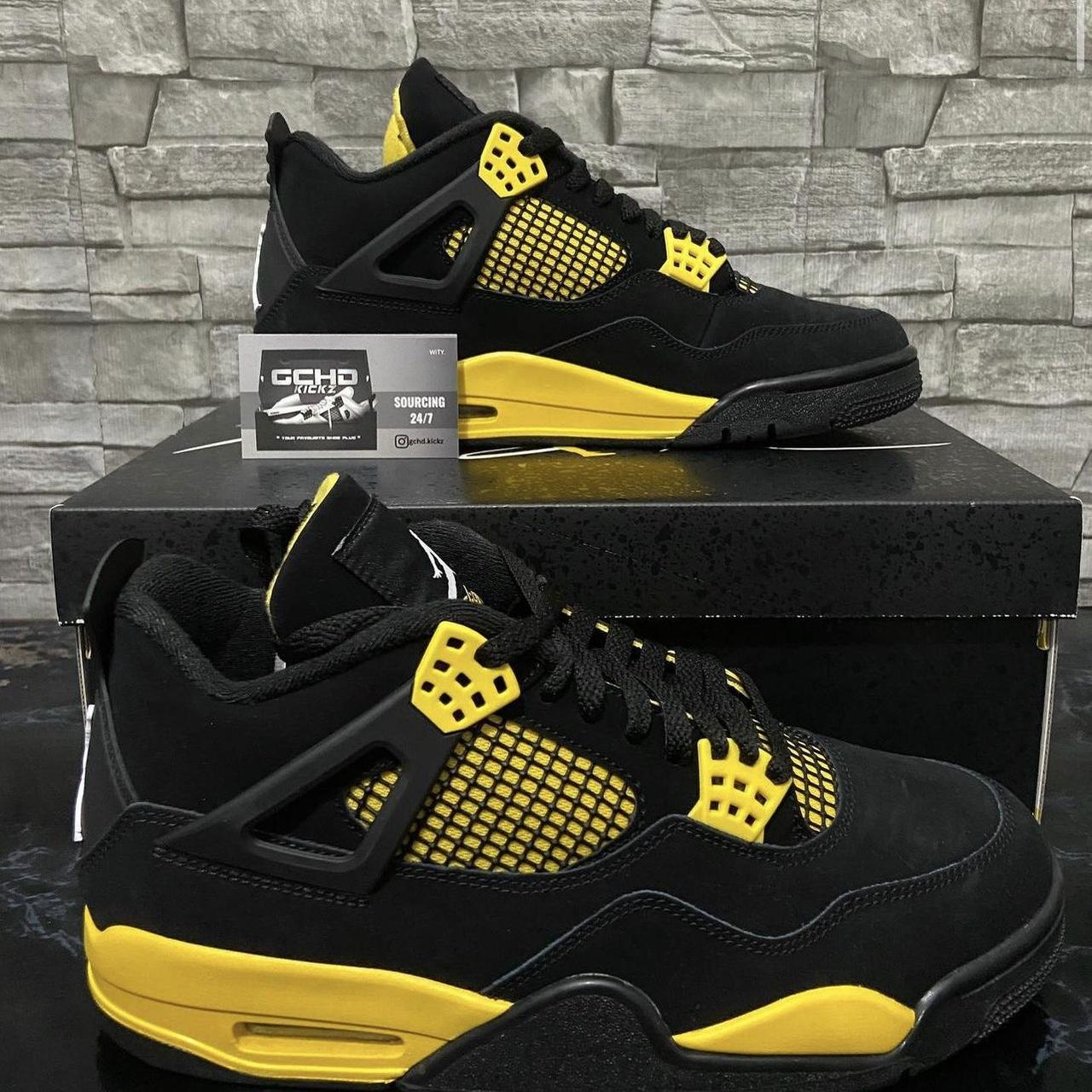 Jordan 4 “Yellow Thunder” ⚡️ All sizes available... - Depop