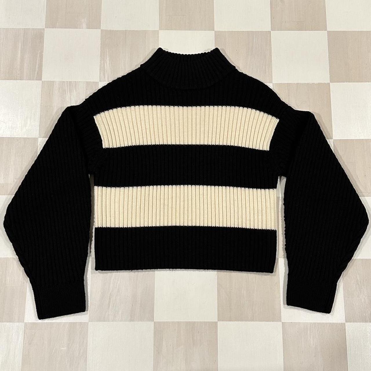 Tibi Women's Sweater - Black/White - XXS – tibi b… - image 1