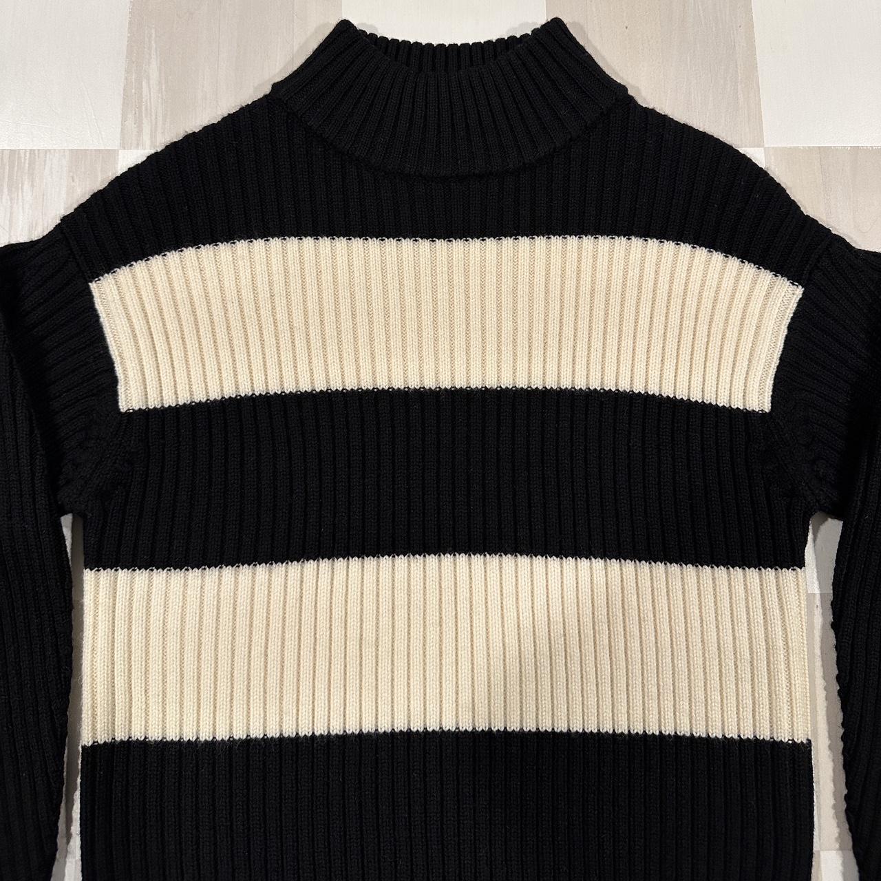Tibi Women's Sweater - Black/White - XXS – tibi b… - image 2