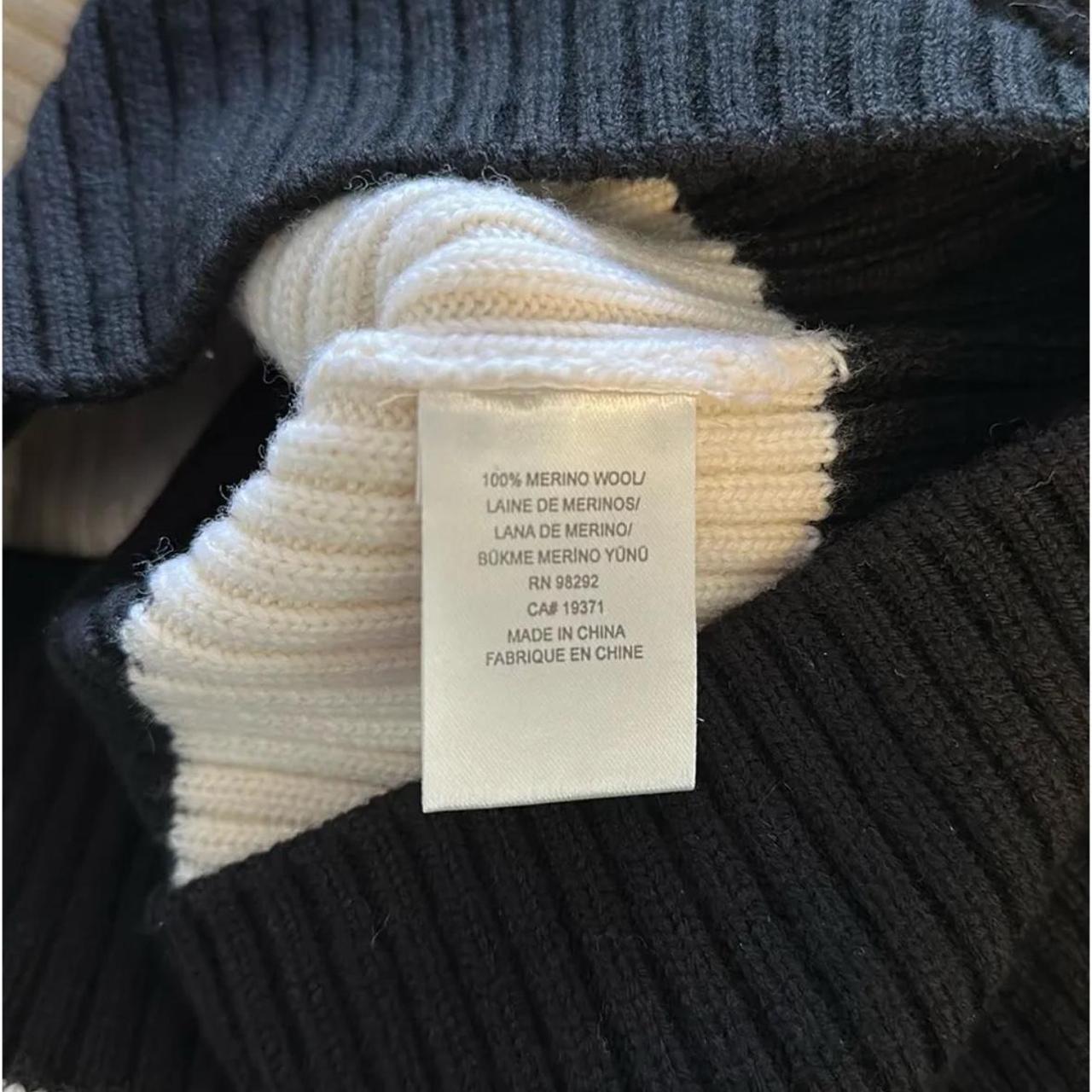 Tibi Women's Sweater - Black/White - XXS – tibi b… - image 6