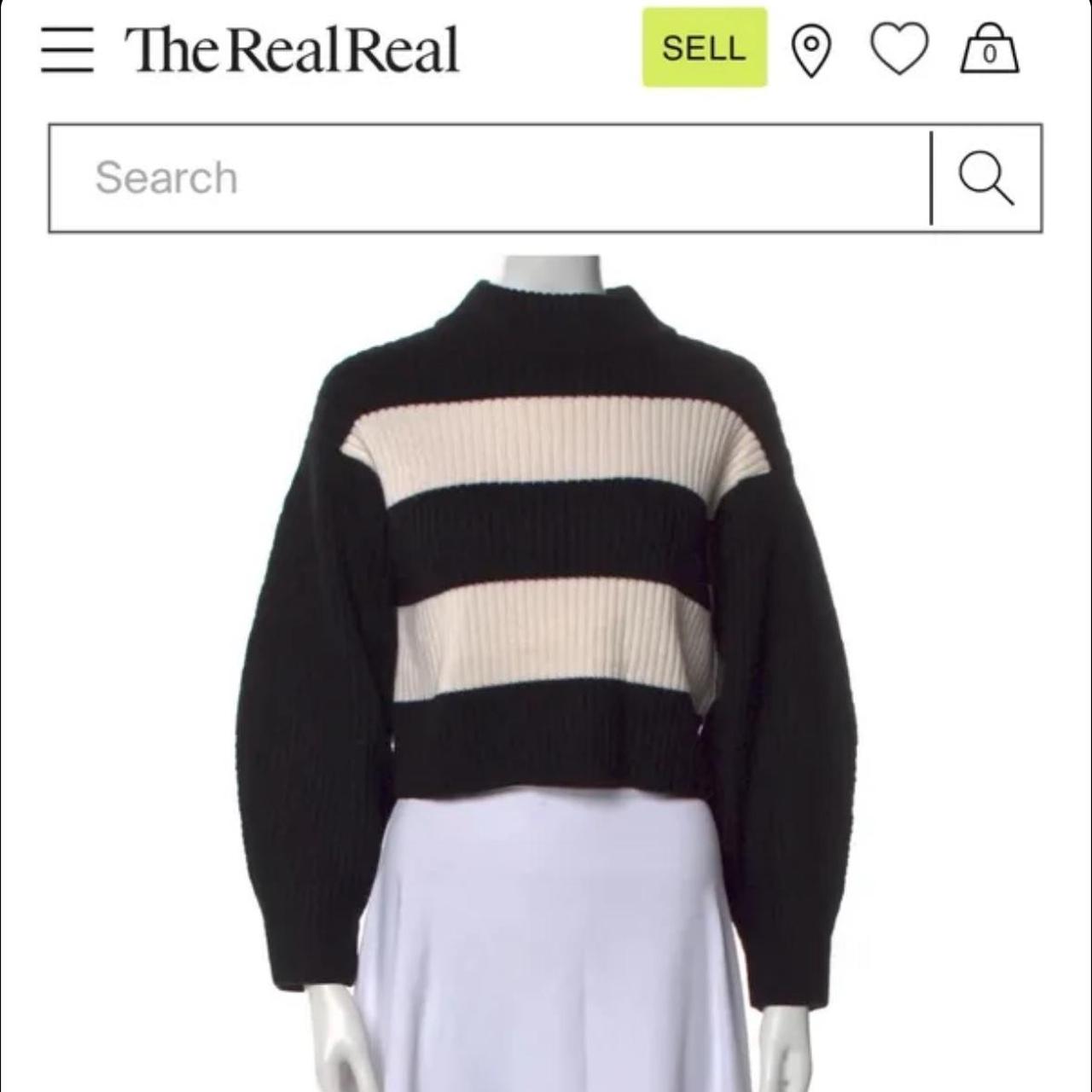 Tibi Women's Sweater - Black/White - XXS – tibi b… - image 7