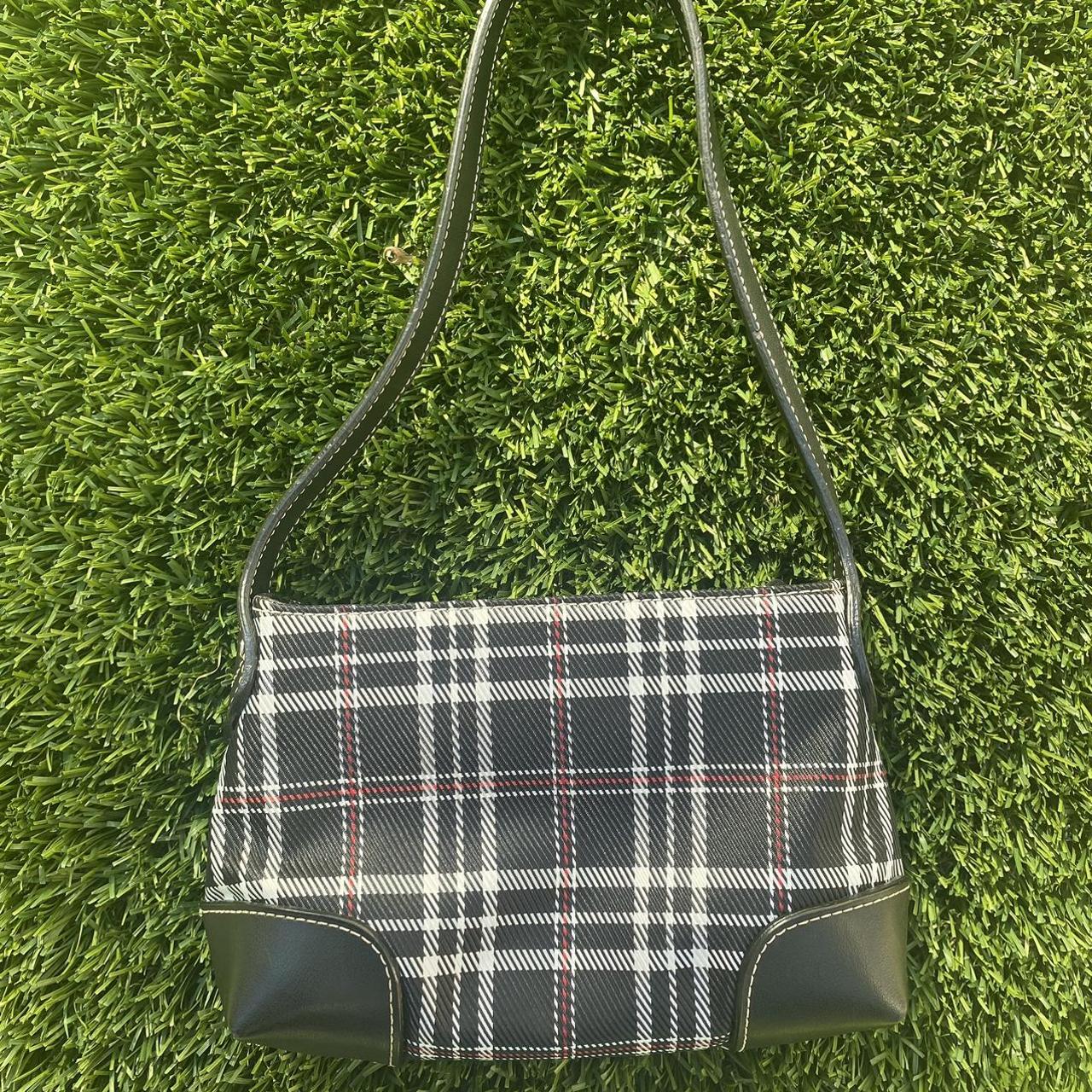 Red & Black Plaid Purse! In very good condition, - Depop
