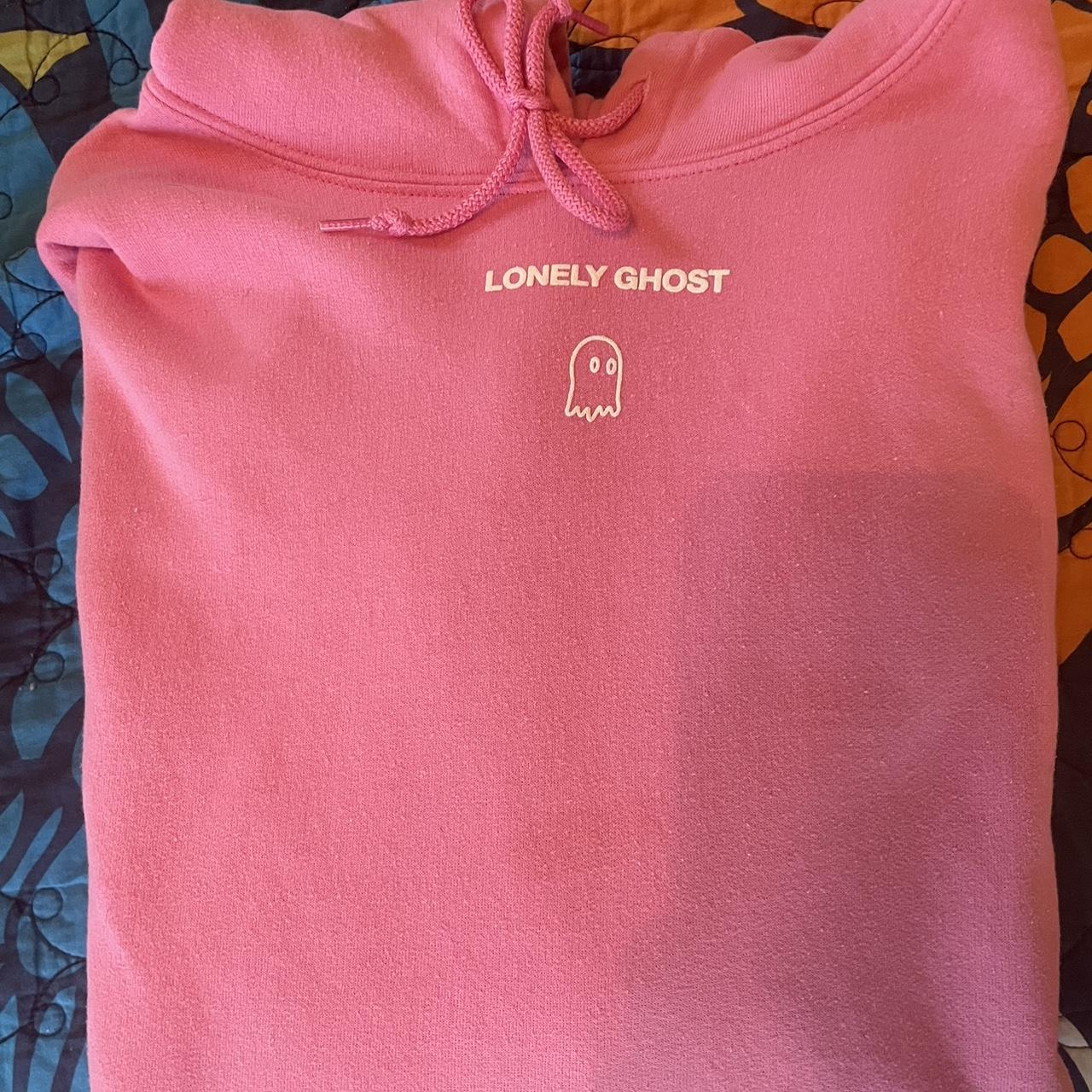 Lonely Ghost TMWYGH pink hoodie. Size XL. Super cute... - Depop