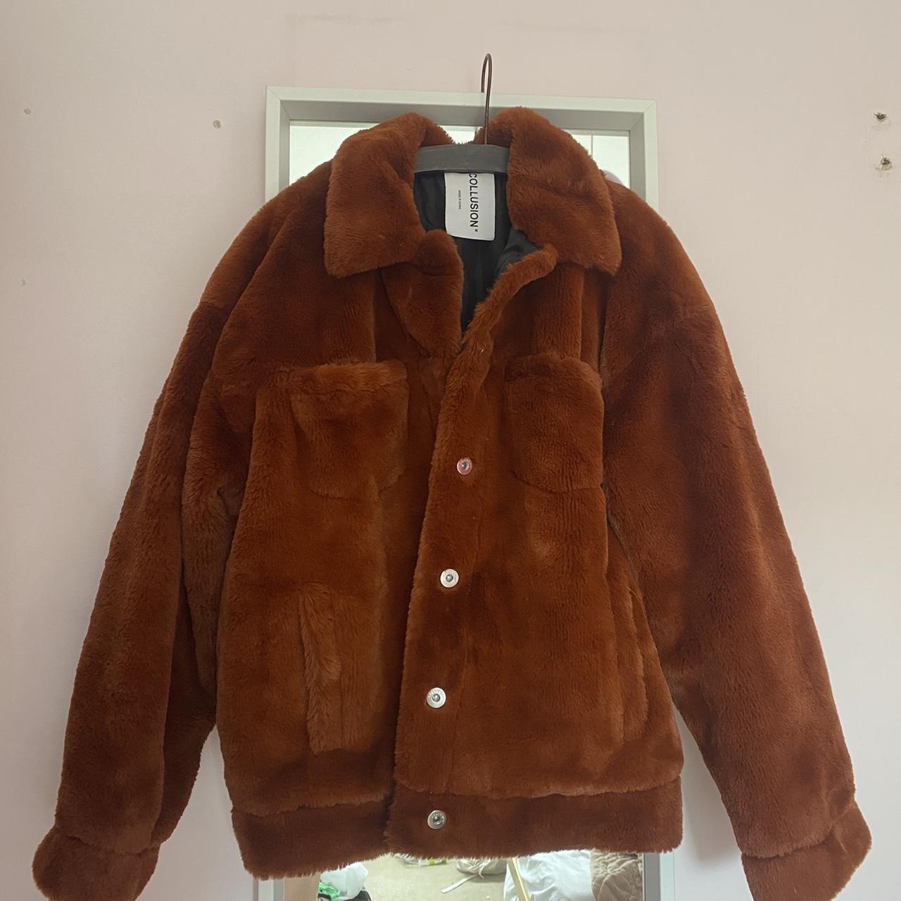 Faux fur cheap western jacket