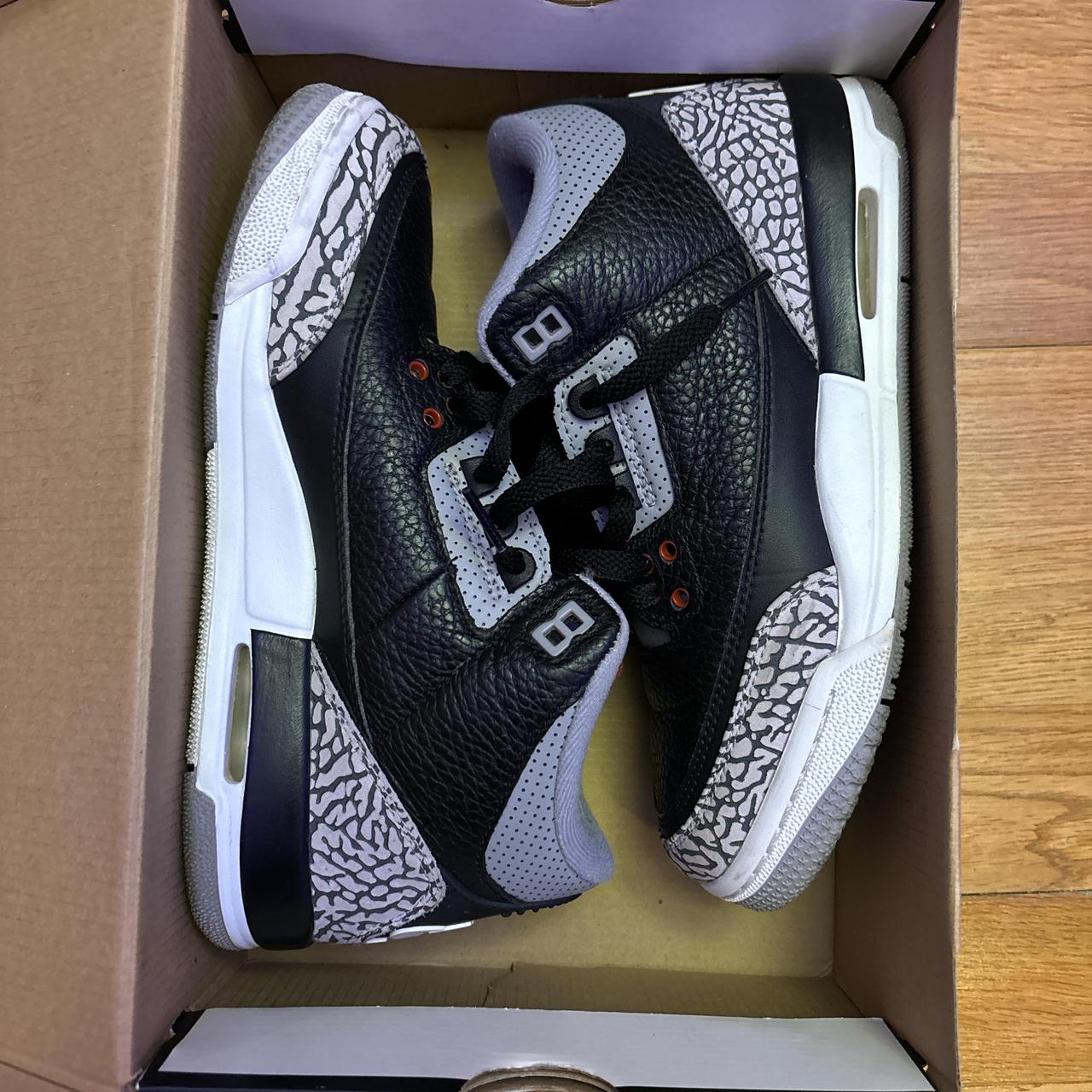 Black Cement 3s 2018 size 6Y 7.5W 6M idk whyyy. Depop