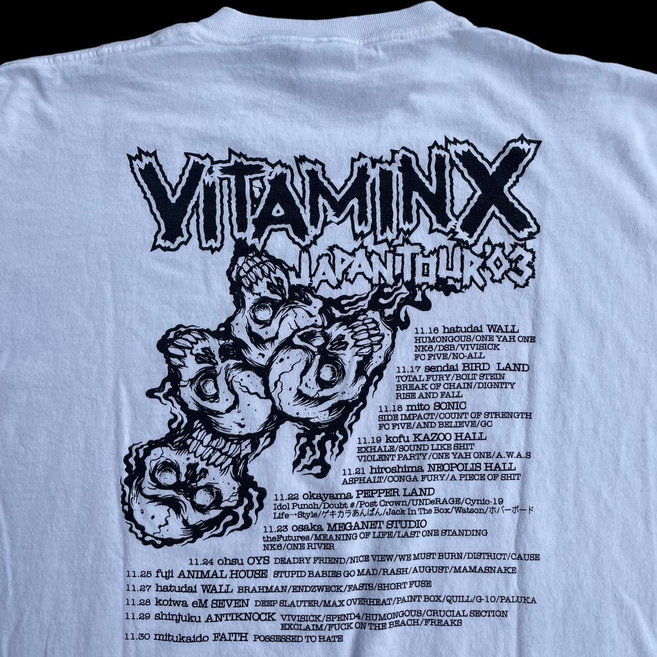 Vintage Vitamin X Japan Tour T Shirt Dutch Hardcore... - Depop
