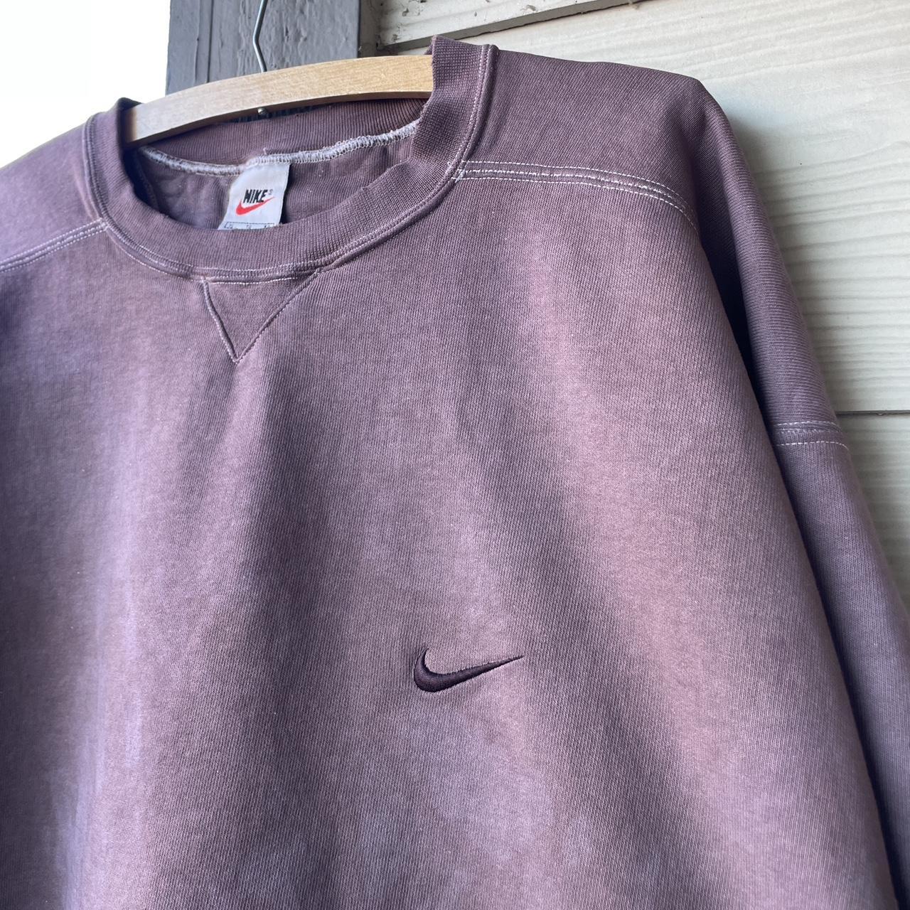 mahogany nike sweatshirt