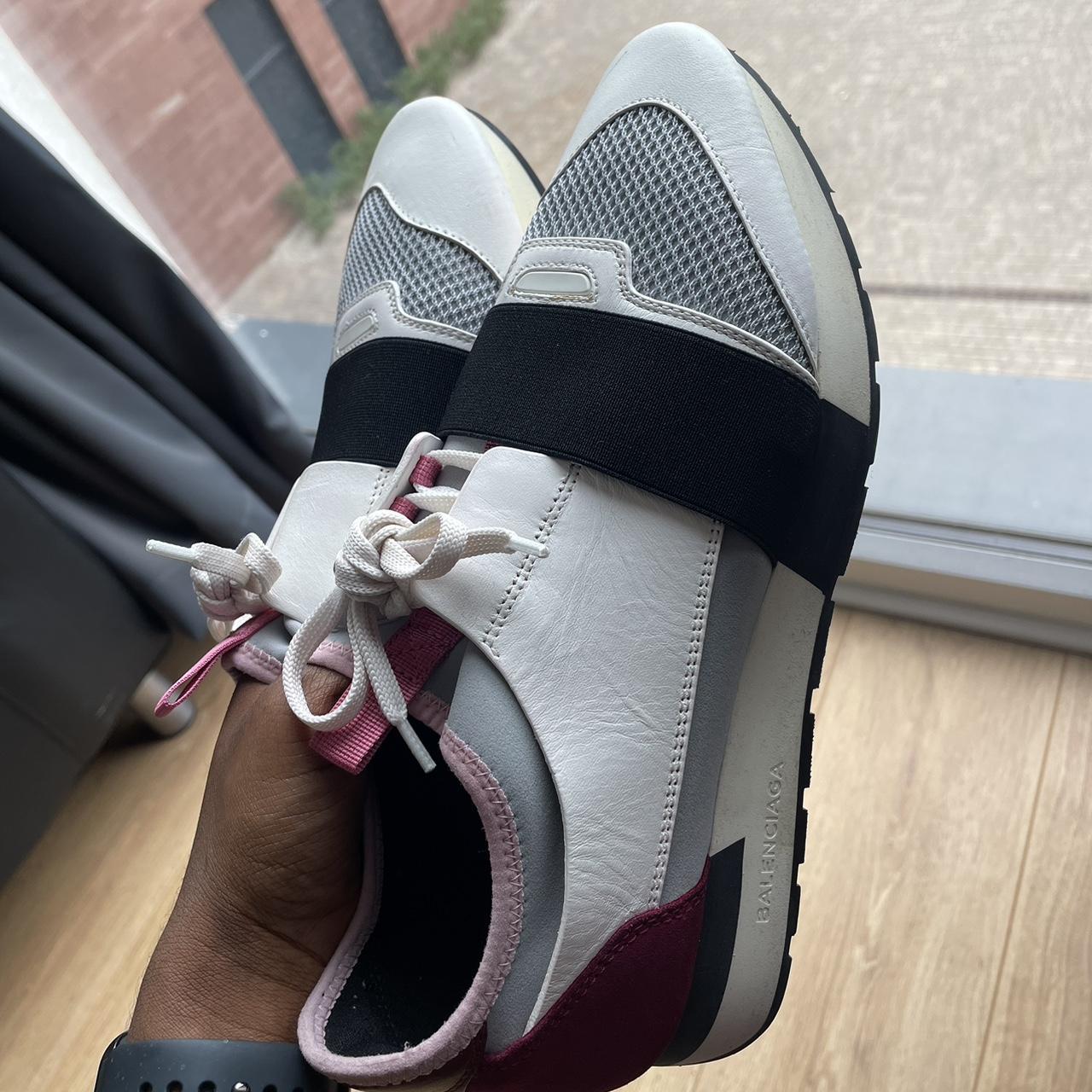 Pink balenciaga discount race runners