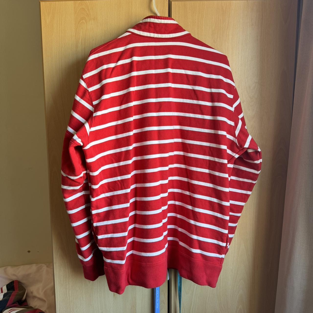 16 SUPREME Striped Half Zip Sweat ボーダー人気 Supreme Striped Half Zip Sweat (FW16)