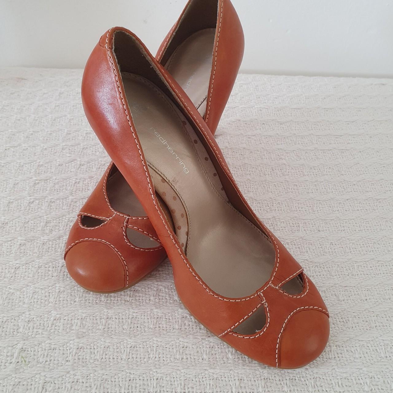 #Vintage Redherring leather court shoes