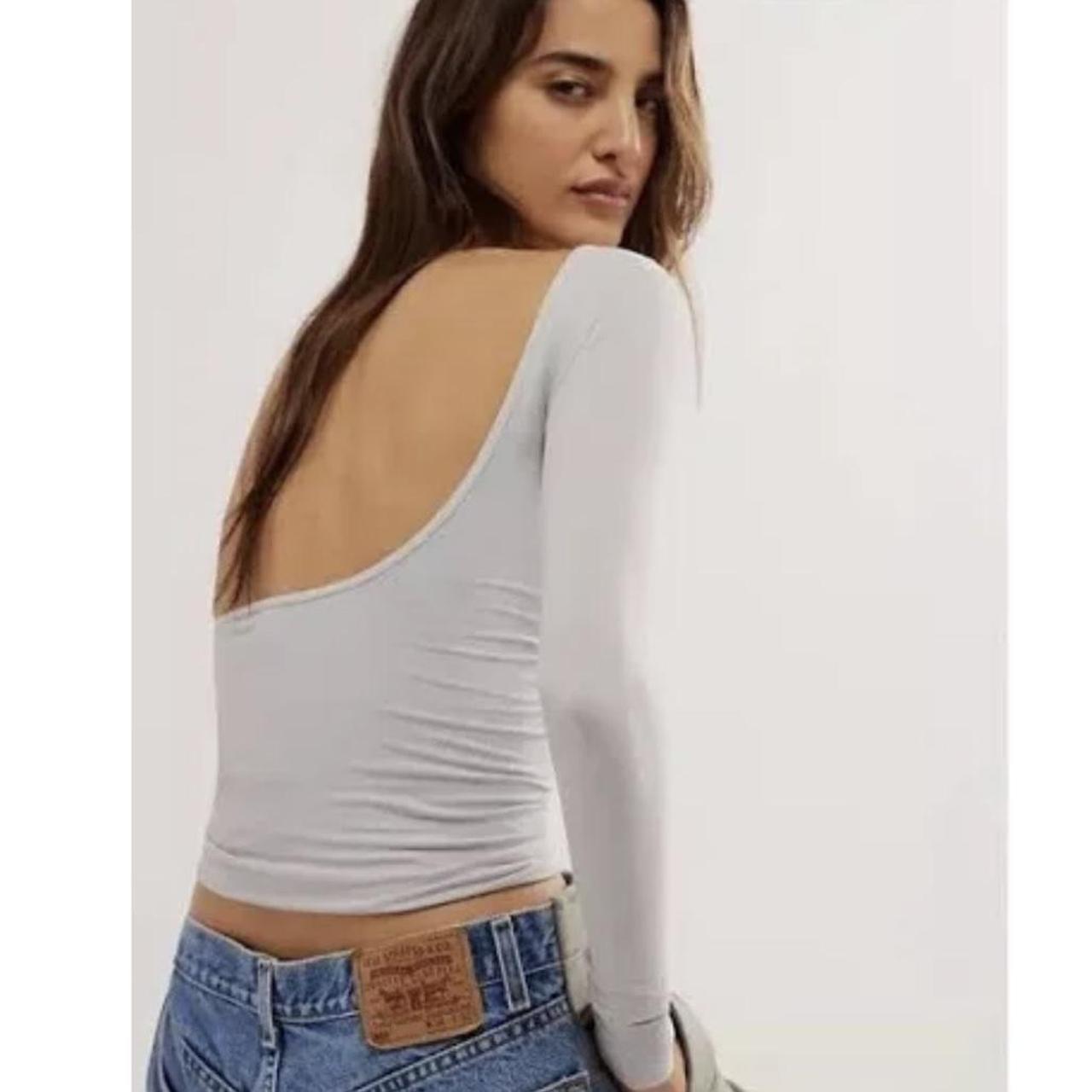 Free people backless top Perf for going out it s Depop Free people backless top Perf for going out it s Depop
