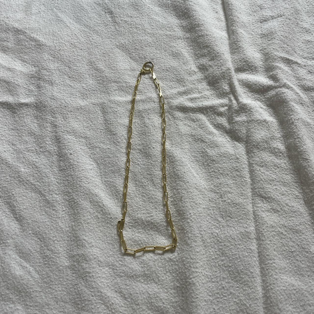 Gorjana Gold Plated Chain Necklace -originally $75 - Depop