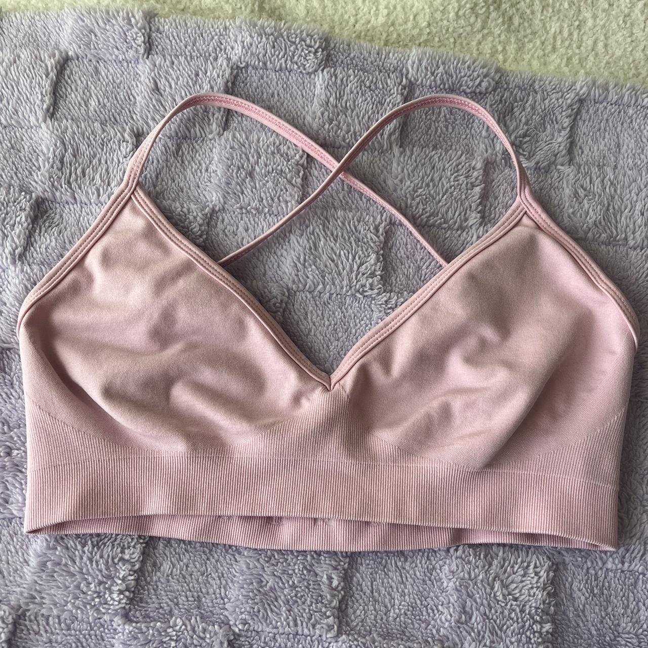 Free people movement sports bra with a webbed open - Depop
