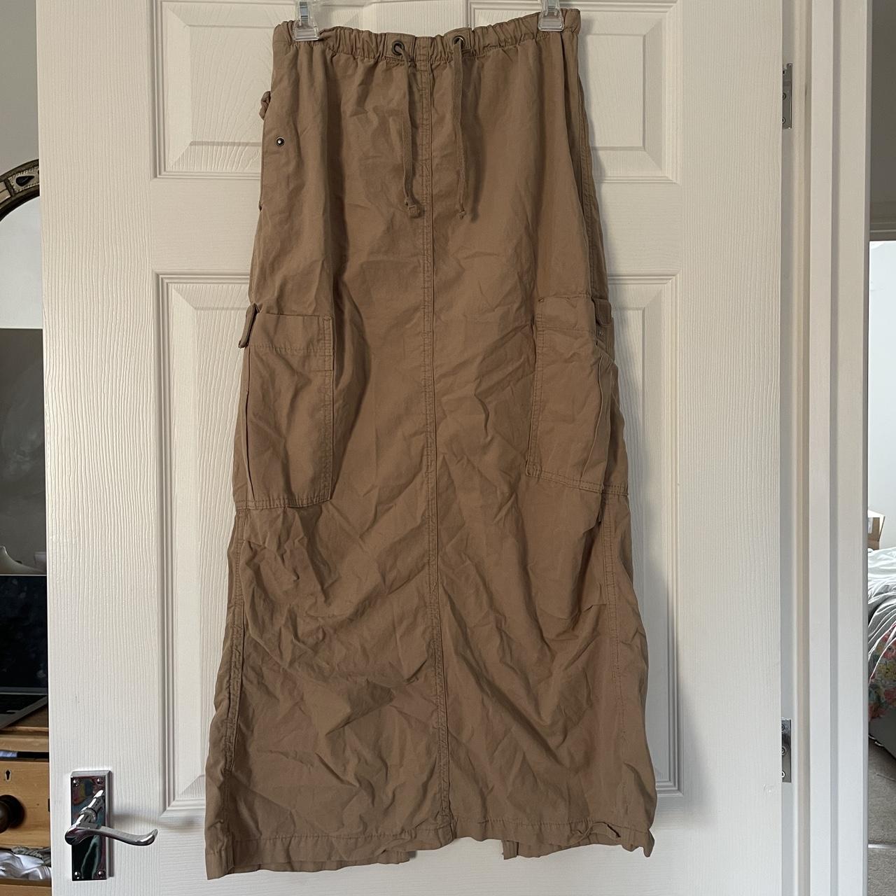 Jaded London cargo maxi skirt with slit only worn... Depop