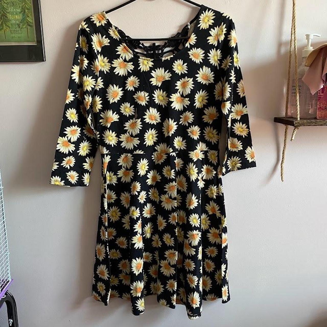 Sunflower Mini Dress L Stretchy material,