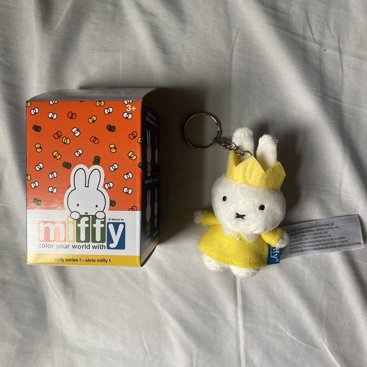 Squishy Miffy keychain (brand new) - Depop