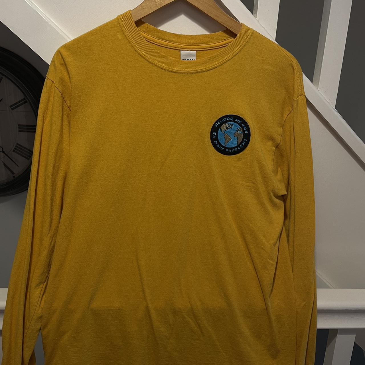 100% cotton Yellow long sleeved t-shirt £25 - Depop