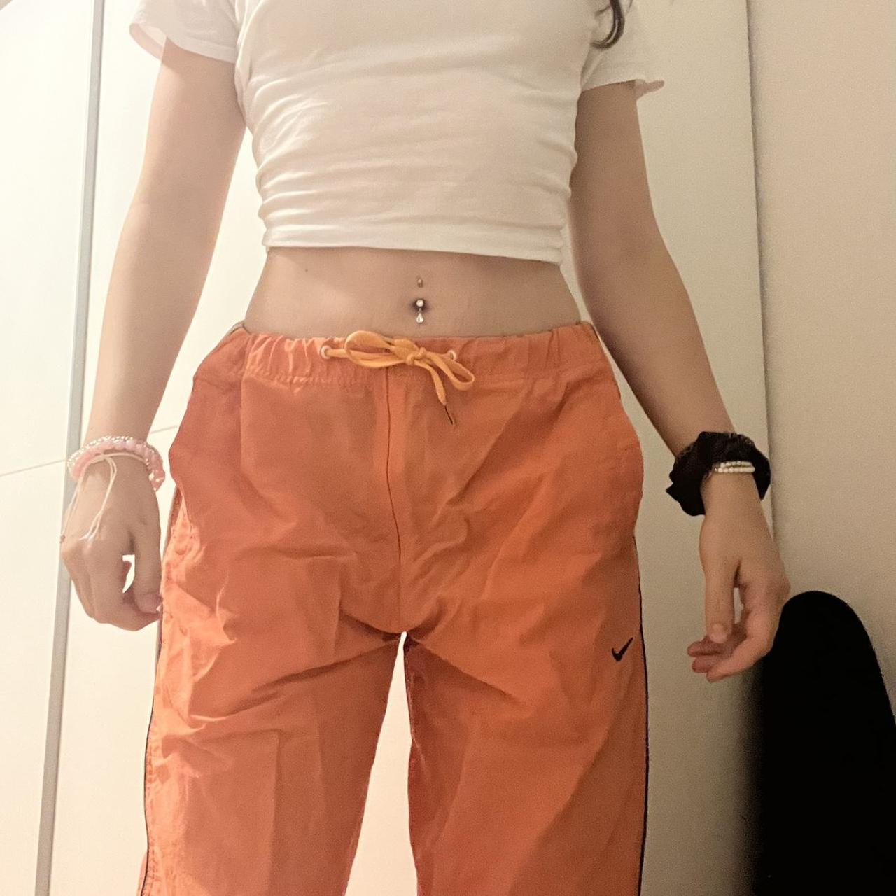 Orange Nike Track Pants nike trackpants