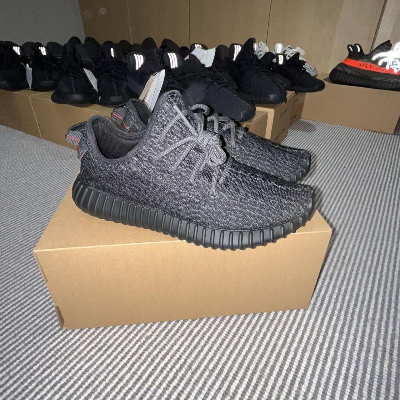 YEEZY 350 PIRATE BLACK - Multiple sizes available -... - Depop