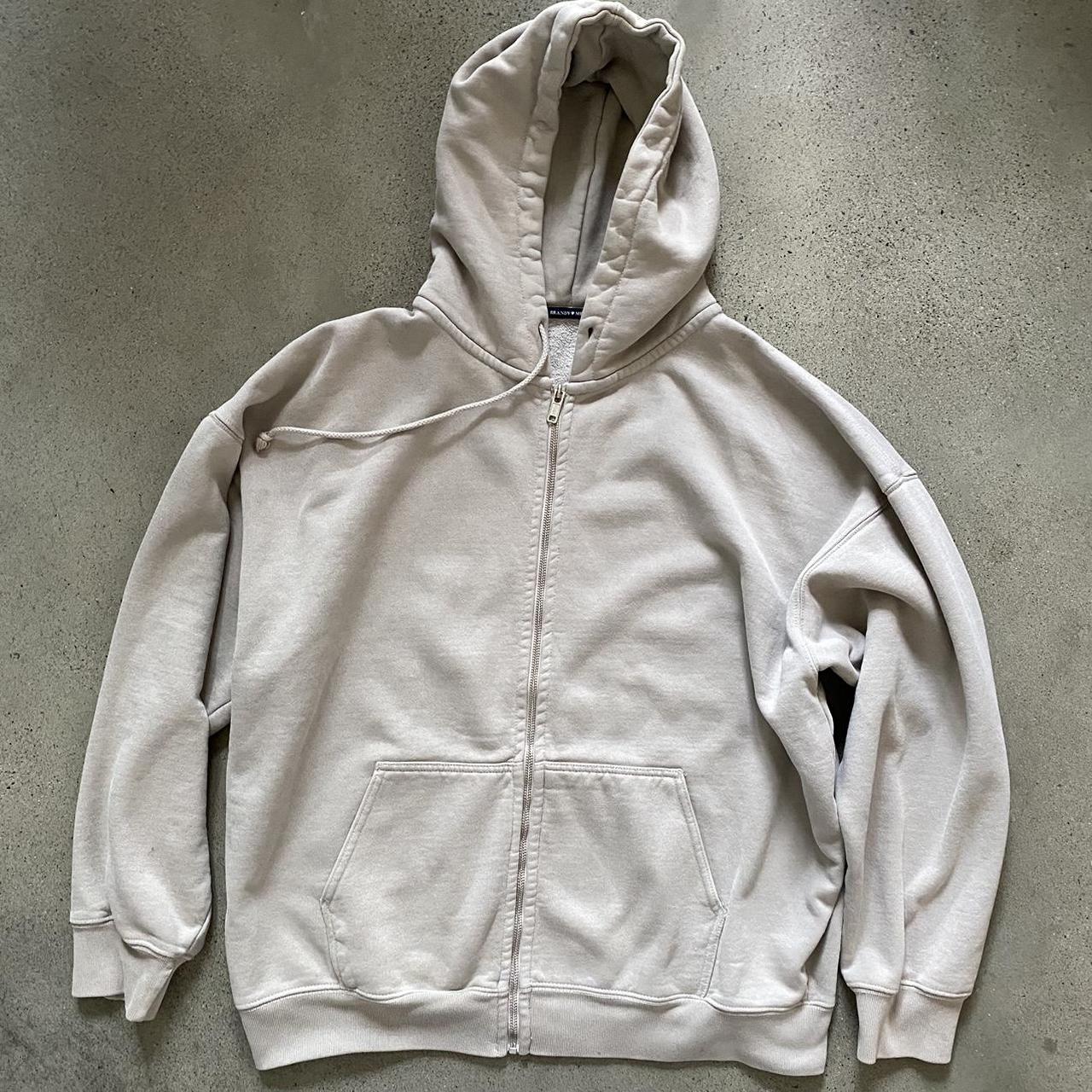 Brandy Melville Christy Hoodie Gray - $23 (48% Off Retail) - From