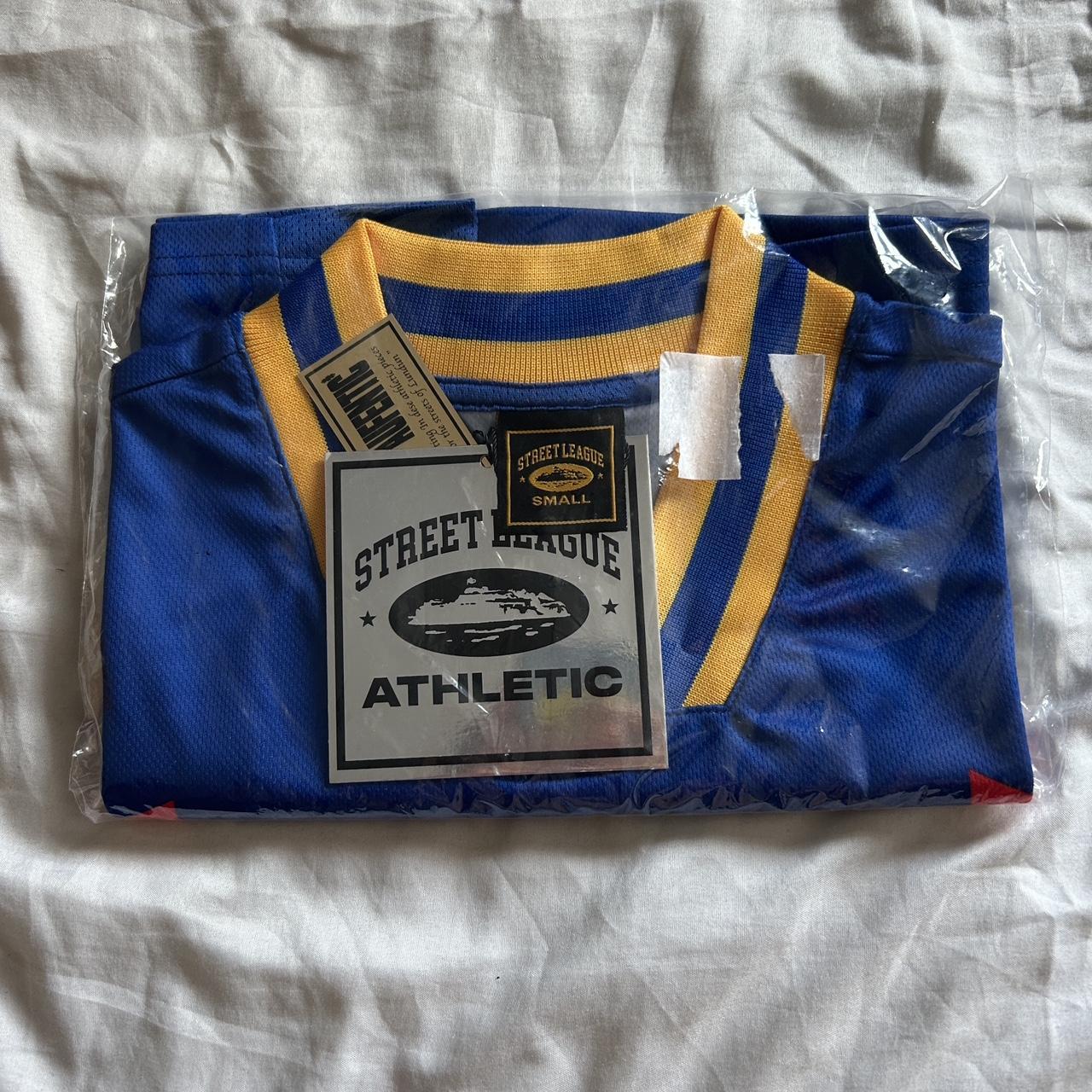 Corteiz RTW Football jersey Blue Size small & medium... - Depop