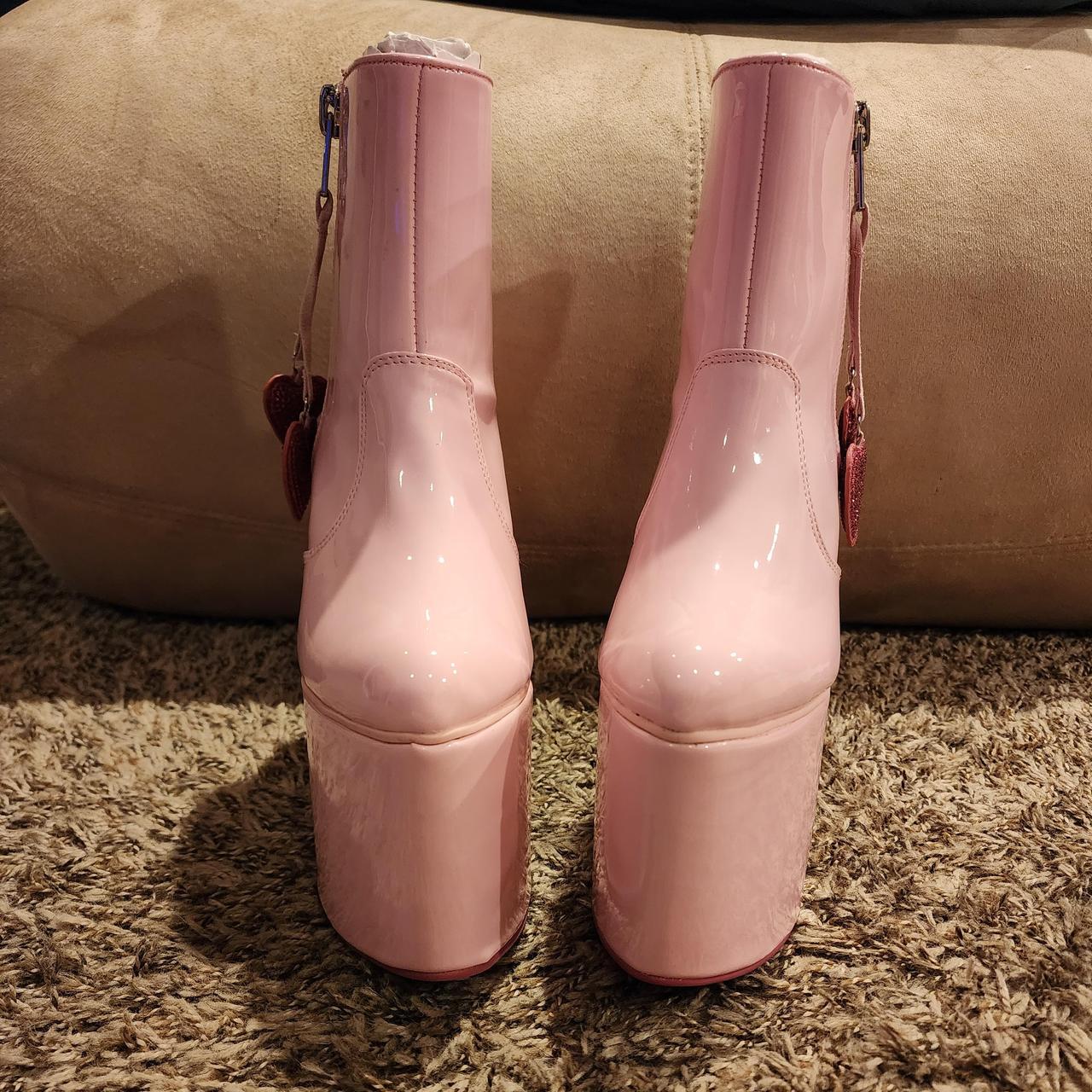 Cheap pink boots best sale