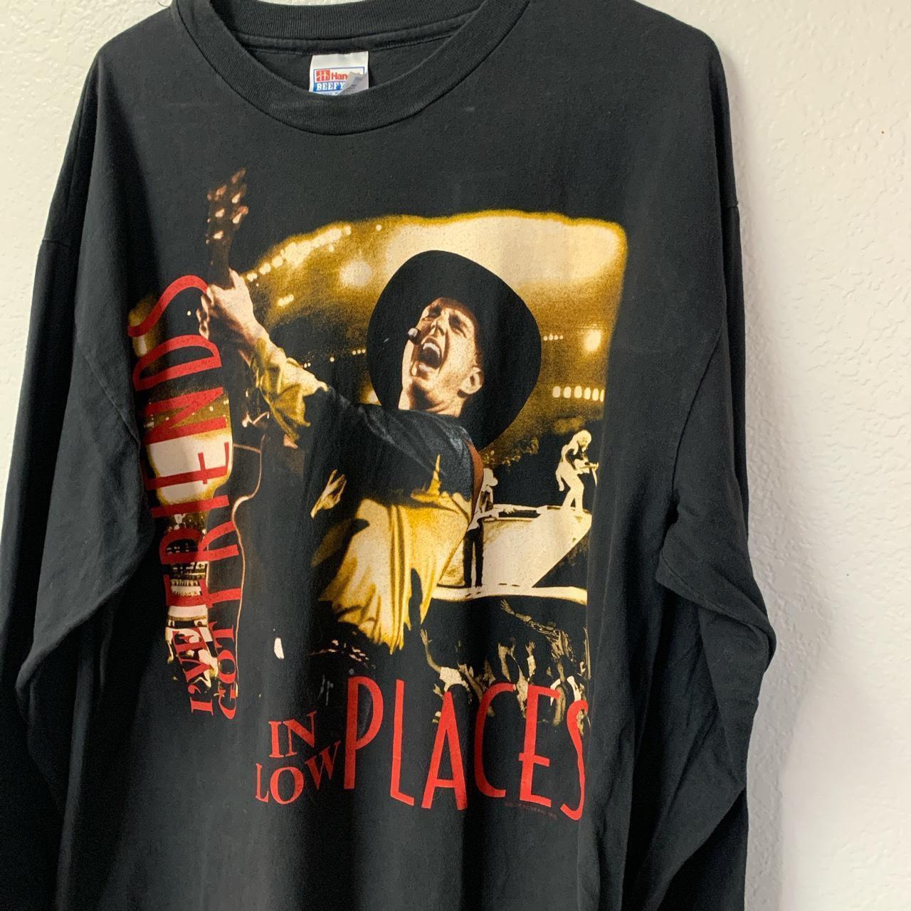 Vintage Garth Brooks Shirt 90s Friends In Low Places Blame It All buy On My Roots