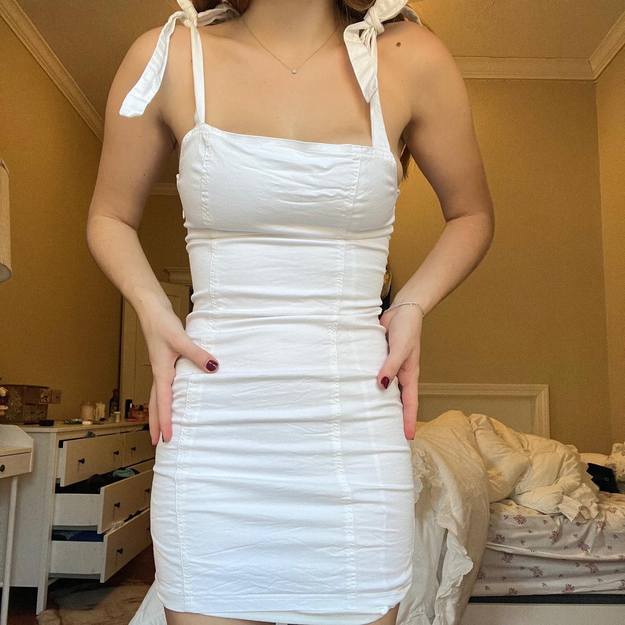 superdown Siona Tie Strap Dress in White