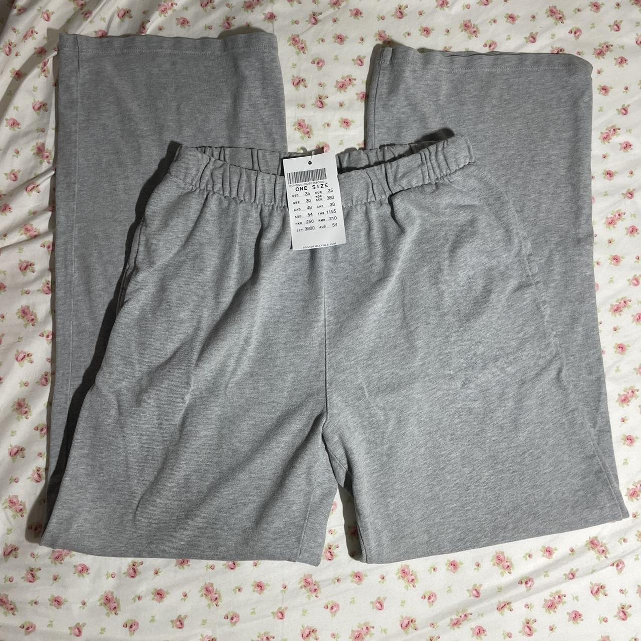 brandy melville gray anastasia sweatpants Depop