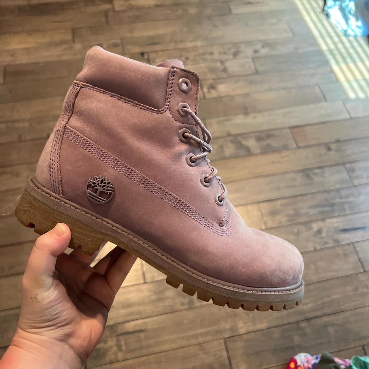 Lilac timberland boots online