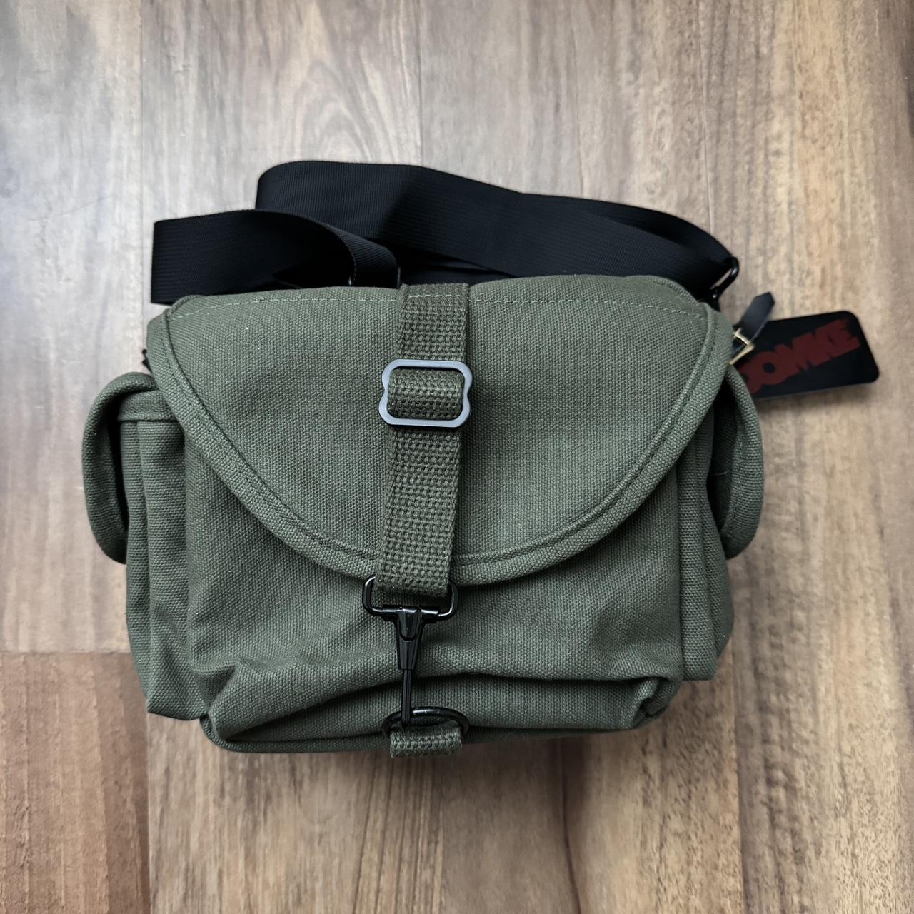 Domke F 8 camera bag. Olive green canvas. Made in Depop