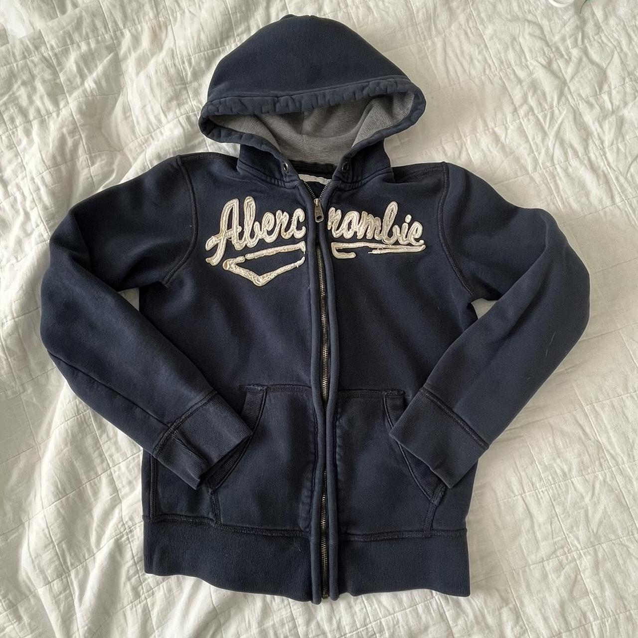 Abercrombie and outlet fitch navy hoodie