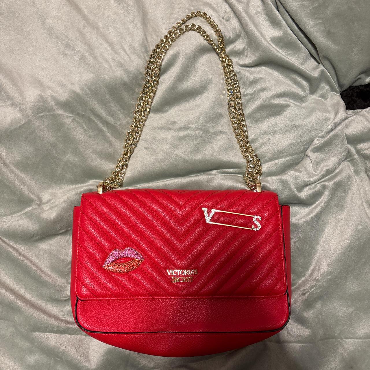 Red Victoria's Secret crossbody/shoulder bag Depop