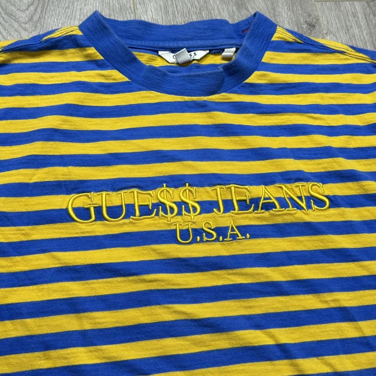 Guess X A AP Rocky X Striped T Shirt Fast and