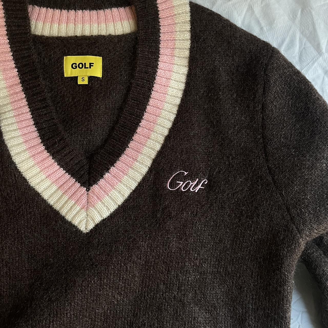 GOLF WANG Mohair Cricket Sweater in Brown Size | Depop