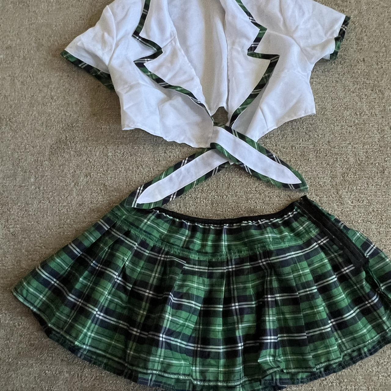 Plaid cheap schoolgirl outfit