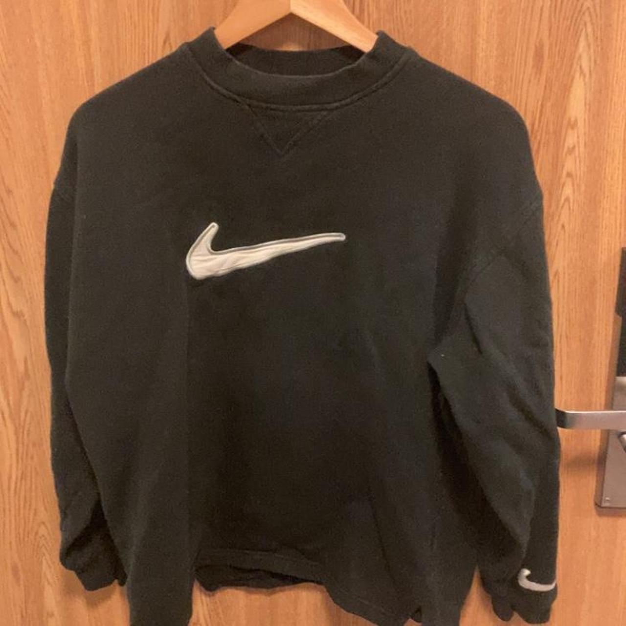 Nike Men's Black Sweatshirt | Depop