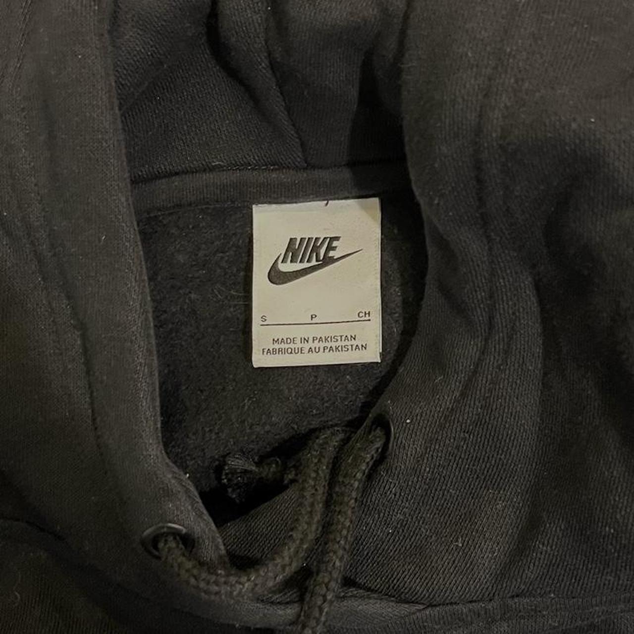 nike middle swoosh oversized hoodie size small but... - Depop