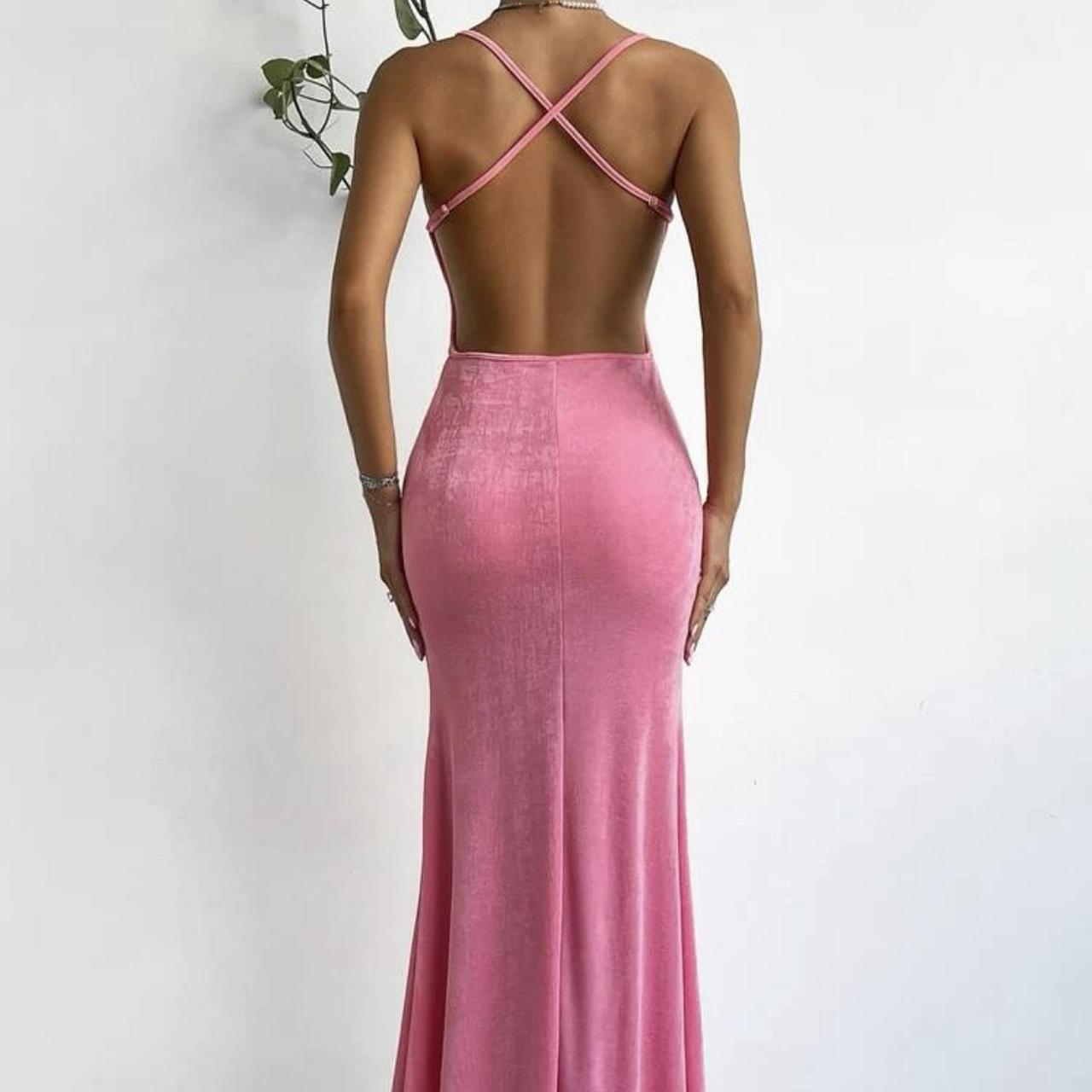A'GACI Women's Pink Dress (2)