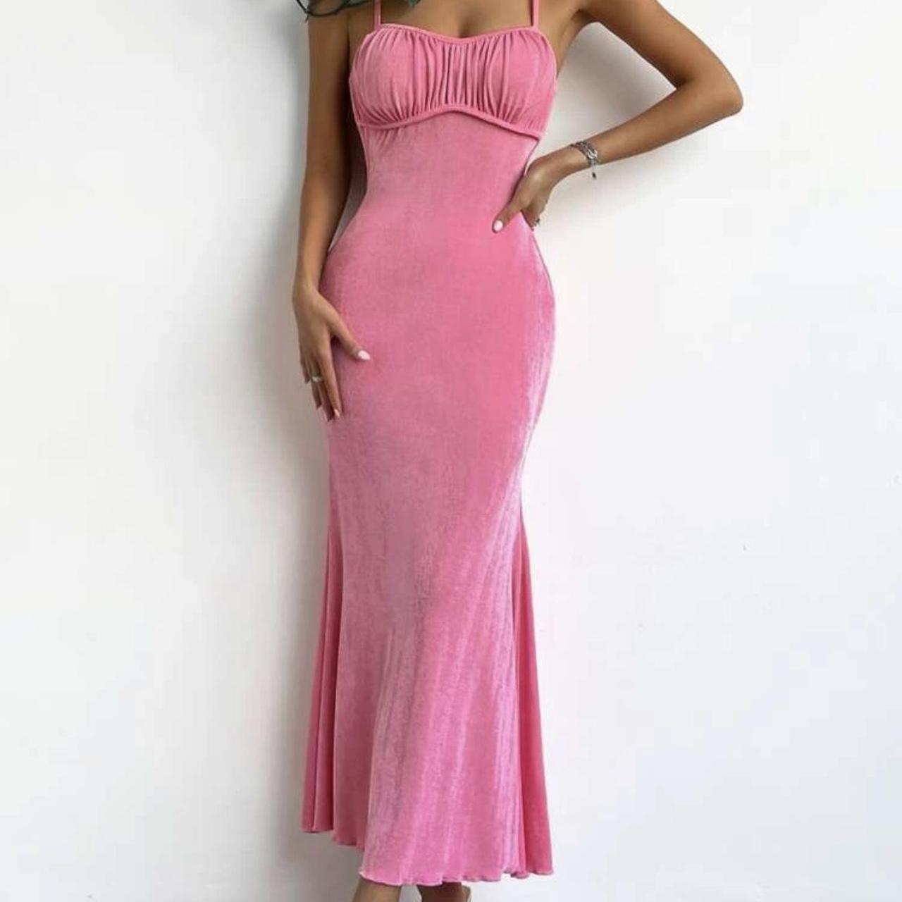 A'GACI Women's Pink Dress (3)