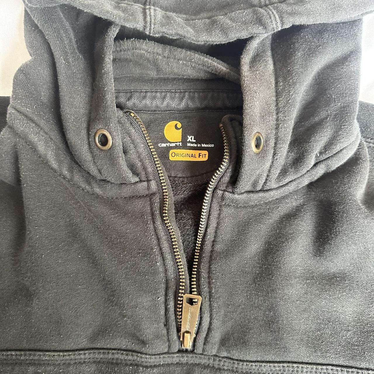 Carhart half zip hoodie Good condition No holes or... - Depop