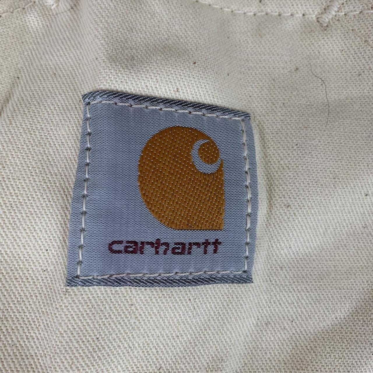 Vintage Carhartt Single Knee Painter Bibs Men's... - Depop