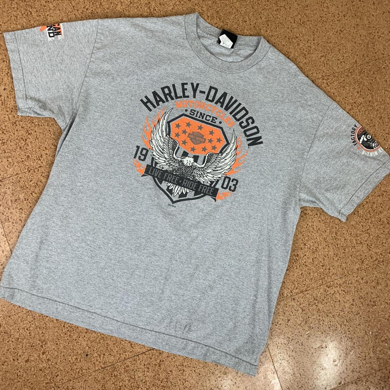 fake harley davidson t shirt