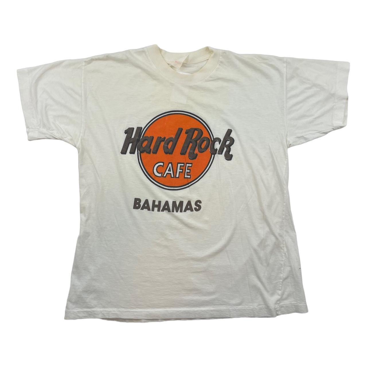 Vintage Hard Rock Cafe Bahamas 80's T-Shirt Single... - Depop