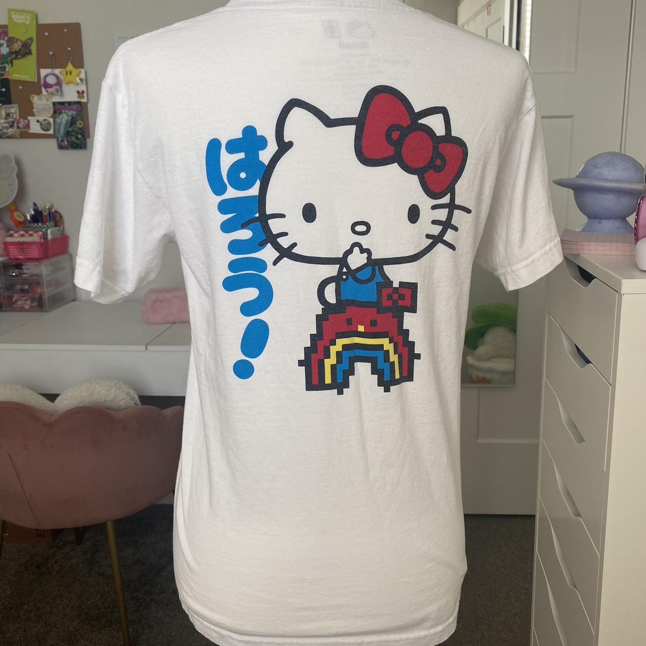 Girl Skateboards X Hello Kitty Tshirt barley ever... Depop