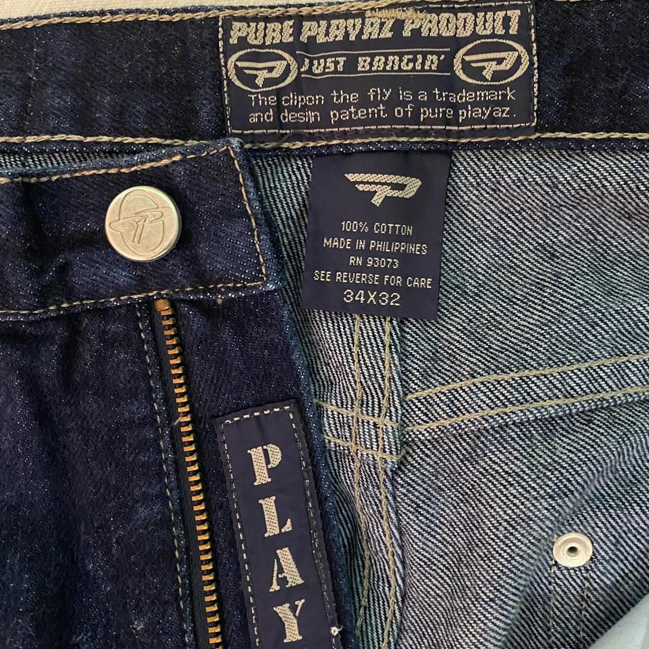 Vintage Pure Playaz Product Y2K Jeans Size... - Depop