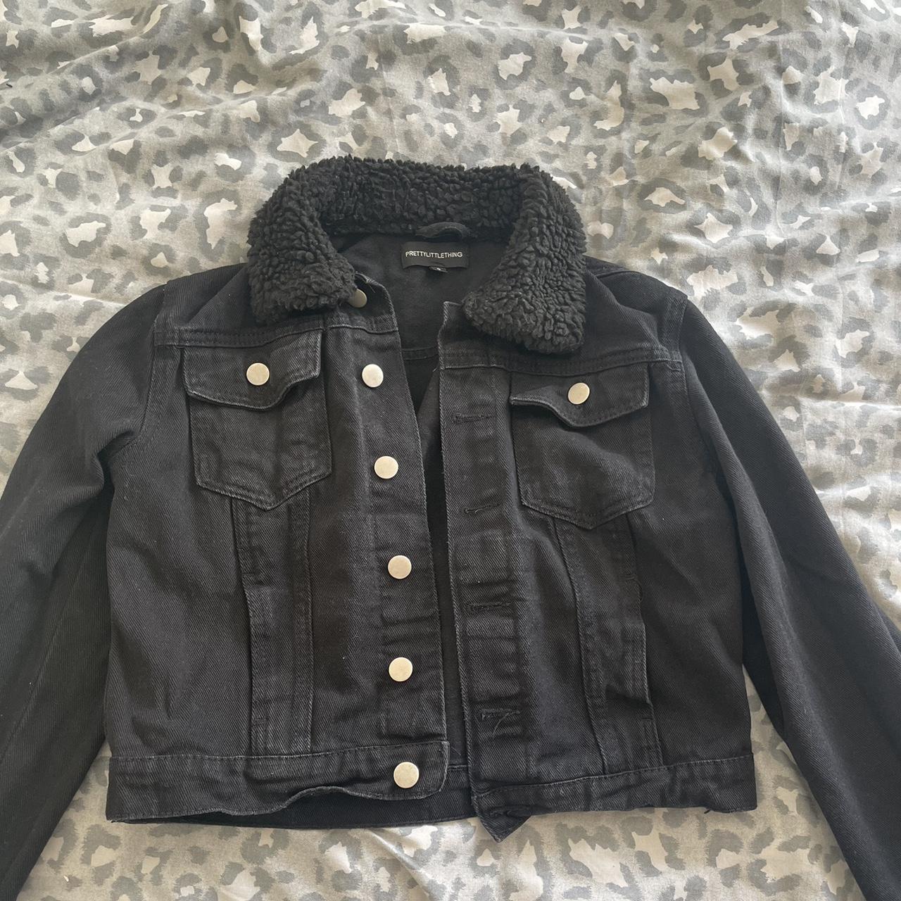 Plt black denim clearance jacket